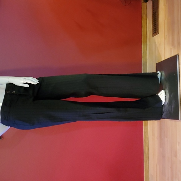 NWT Nanette Lepore low rise black trousers pockets button up pants - Size 2 - Picture 2 of 12